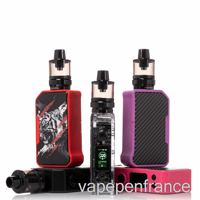 Dovpo Mvp 220w Kit De Démarrage Feu Démon Bête Stylo Vape Noir